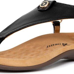 Women's Orthopedic Casual Sandals T-Strap Rubber Breathable Comfort